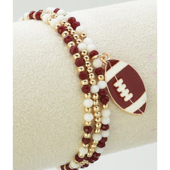 Football Stretch Bracelets