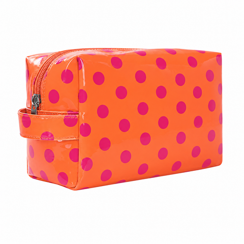 Polka Dot Waterproof Cosmetic Pouch