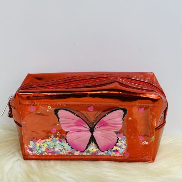 Butterfly Print Cosmetic Bag