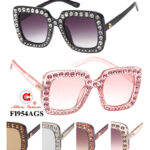 12PCS-Stone Embellished Sunglasses