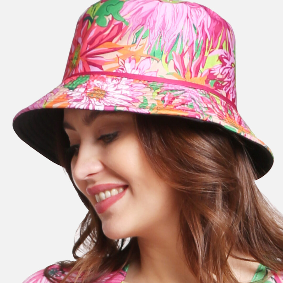 Floral Print Bucket Hats