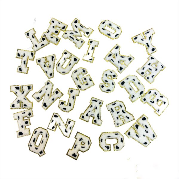 Cow Print Letters