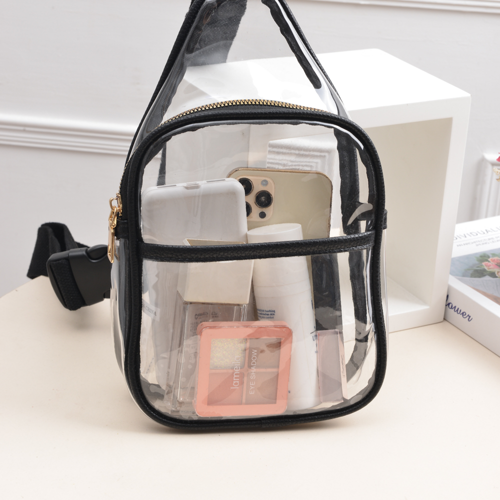 Being Transparent Clear Crossbody Bag in Black – Dani-Rae & Company