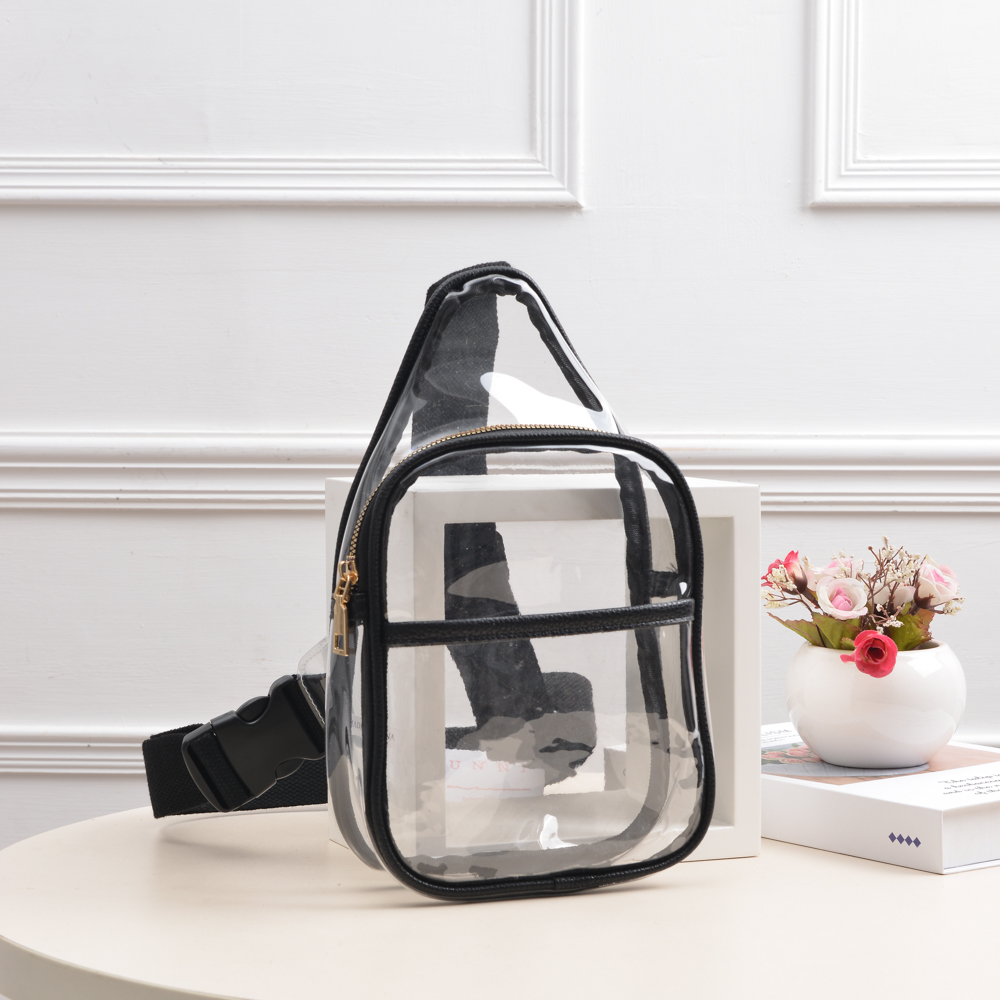 James Stadium Clear Sling Bag with Black Accent & Guitar Strap – Just One  Thing