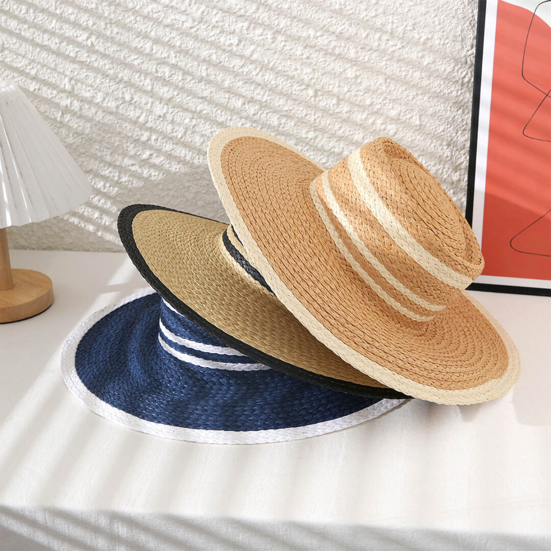 Wholesale Womens Raffia Straw Baseball Hats - Summer Fashion Cap