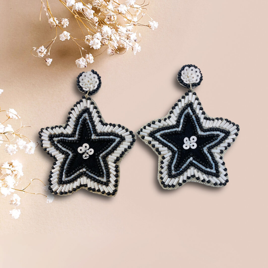 Star Beaded Earrings