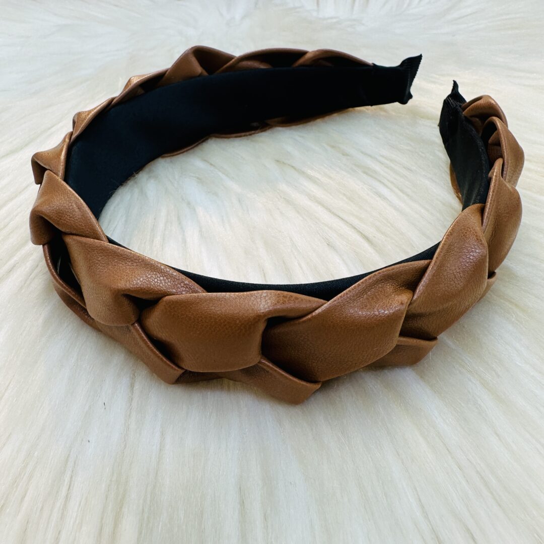 Braided Leather Headbands