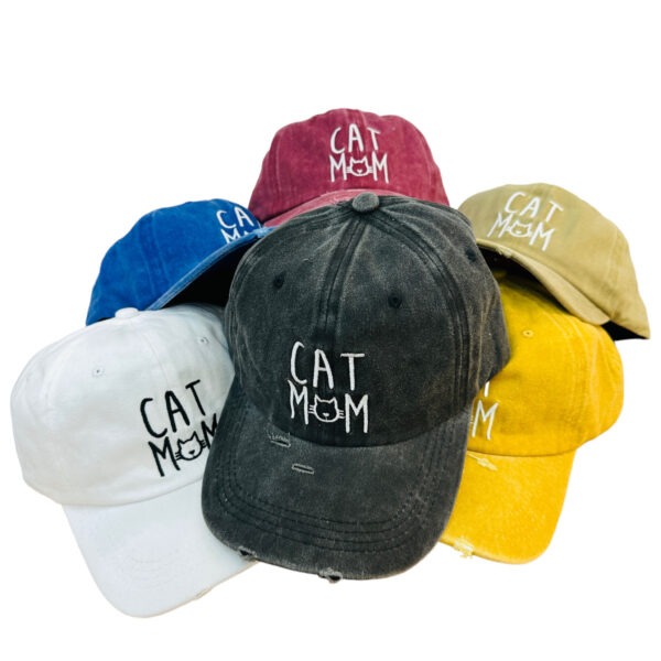Cat Mom Baseball Hats