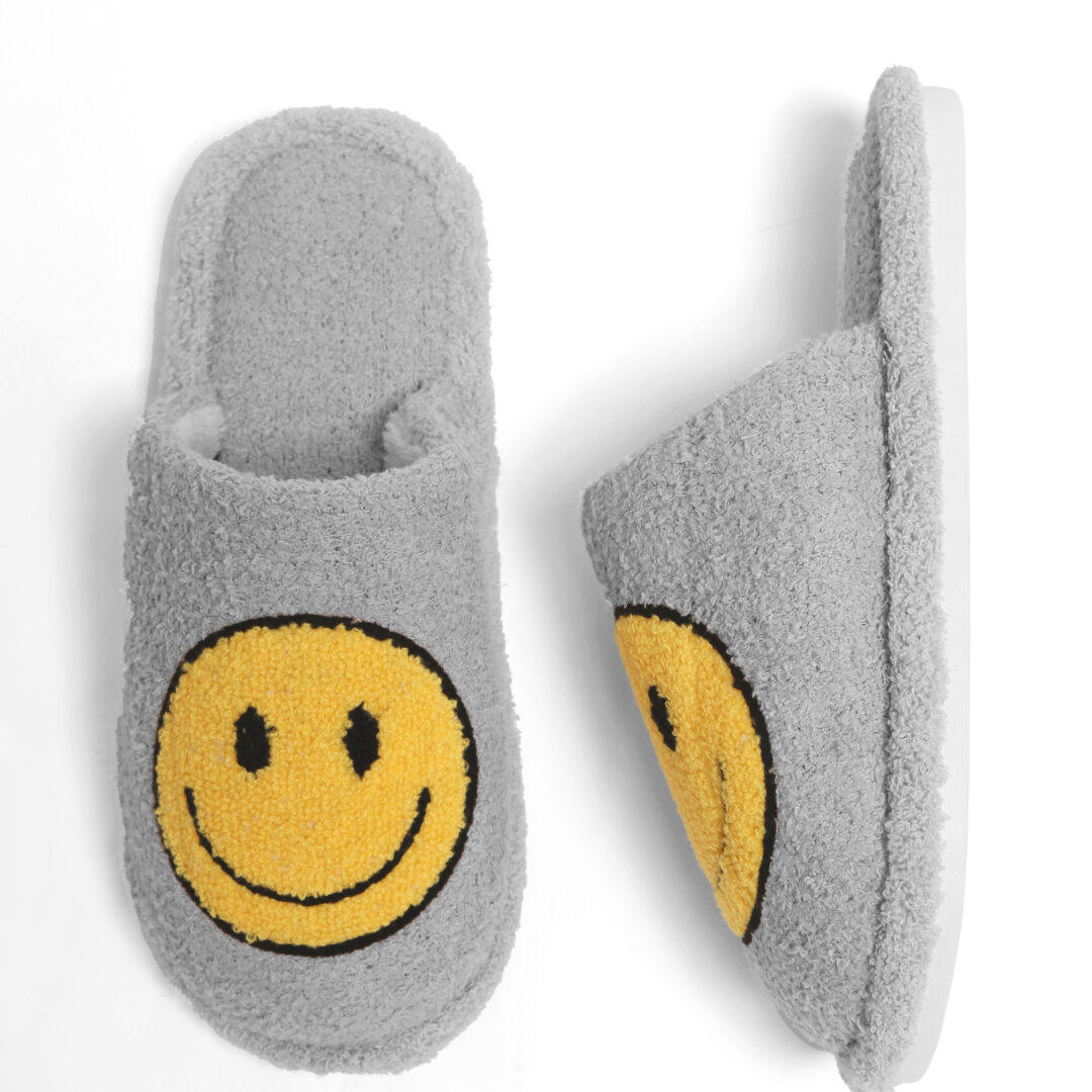 Happy Face Slippers M/L
