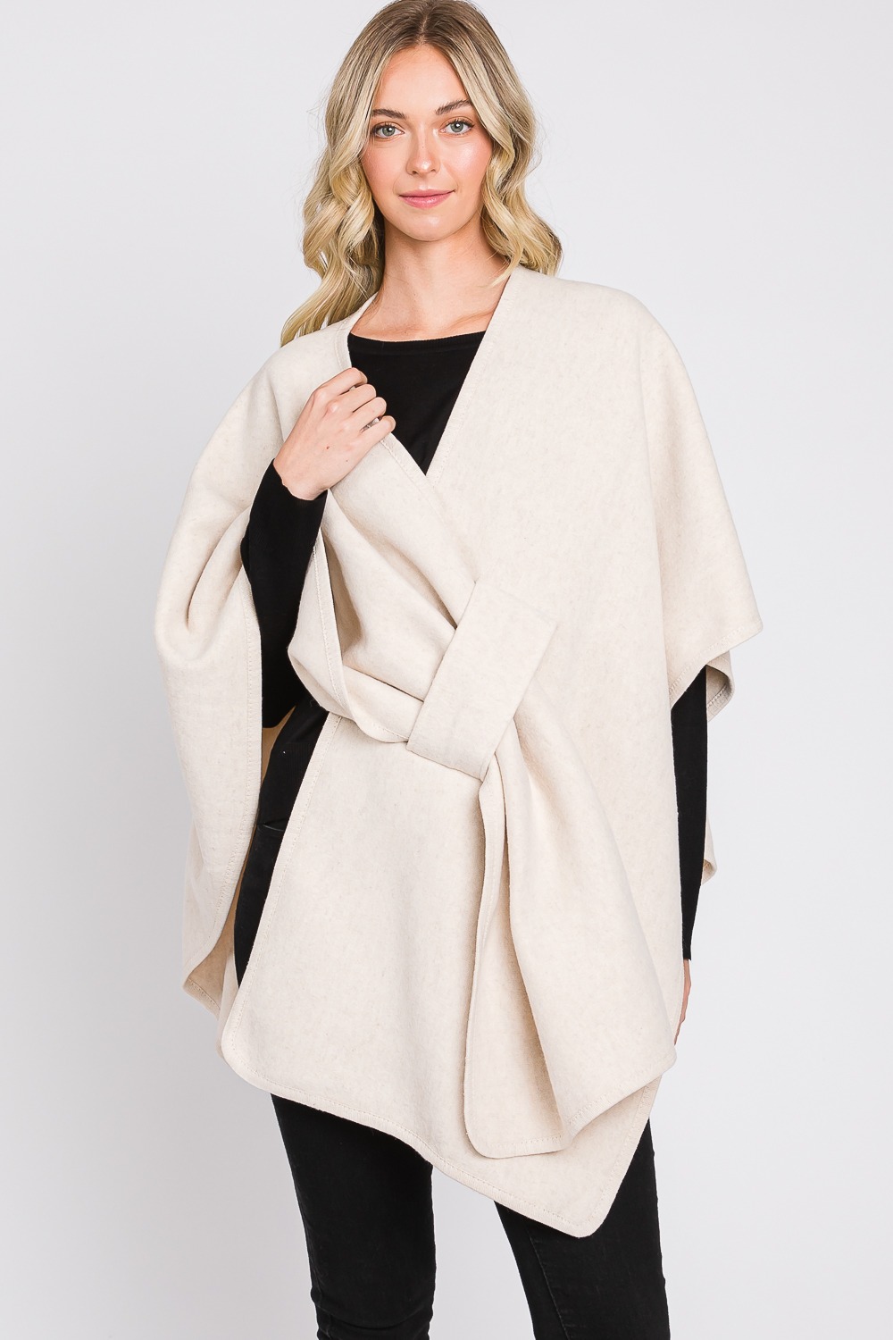 Interlock Wrap Poncho