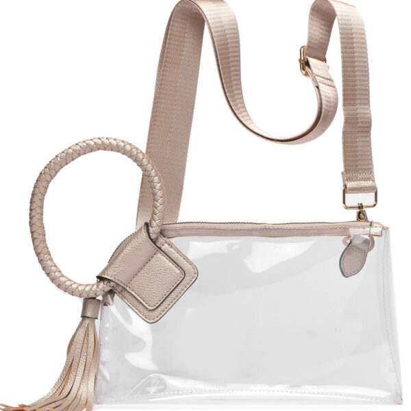 Queens Designs Cora Clear Crossbody Bag