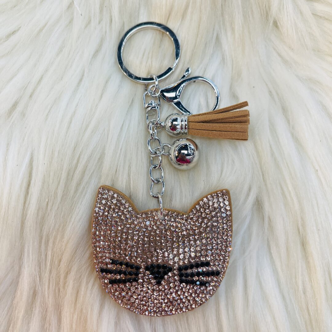 Cat Face Keychains