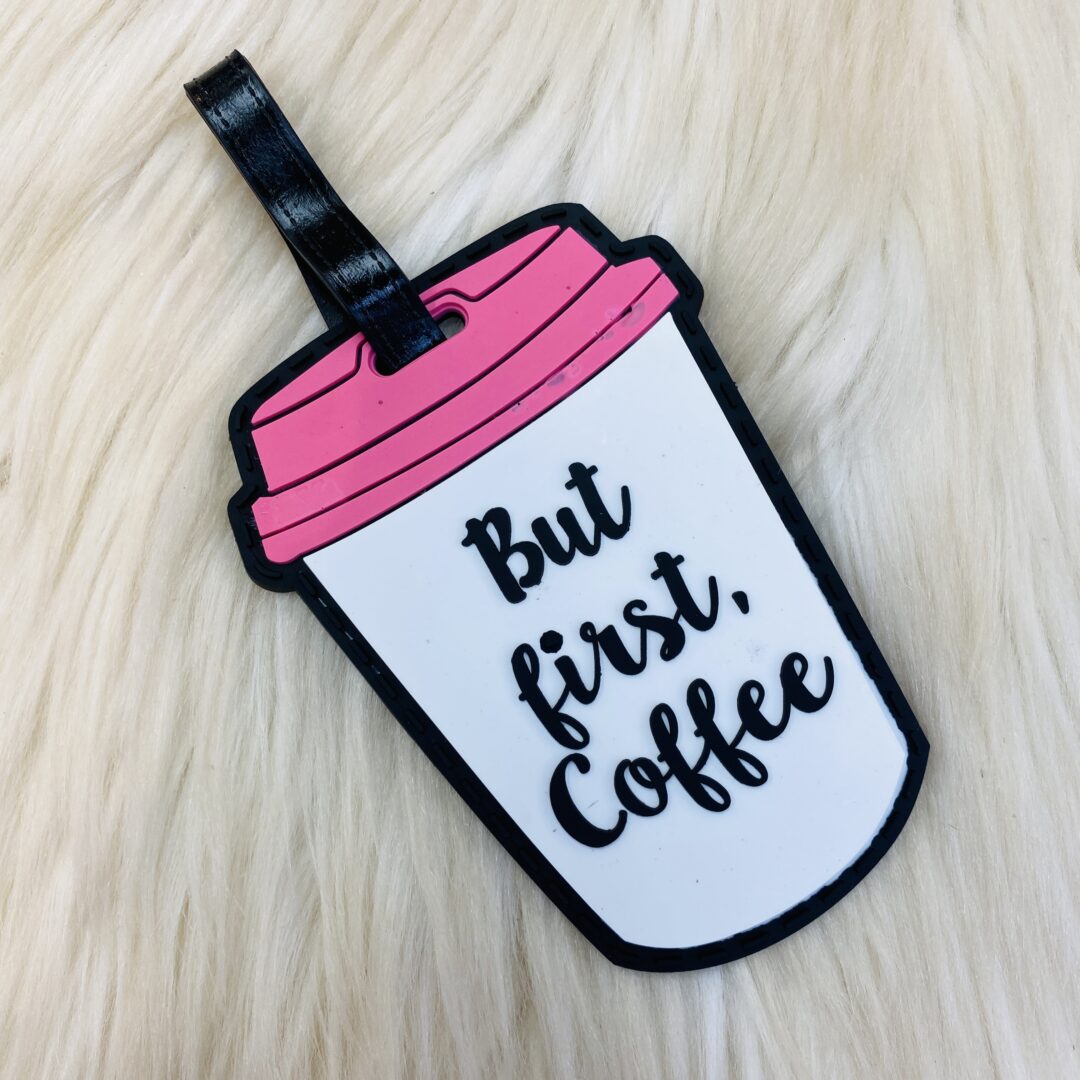 Coffee Cup Luggage Tag